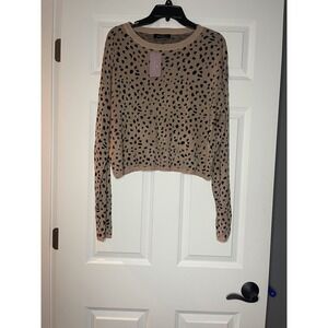 Maverick the collection 2 piece lounge PJ Set medium animal print  NwT